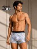 Pack of 3 – Men's Soft Touch Cotton Stretch Boxer Trunks