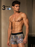 Pack of 3 – Men's Modern Fit Cotton Boxer Trunks