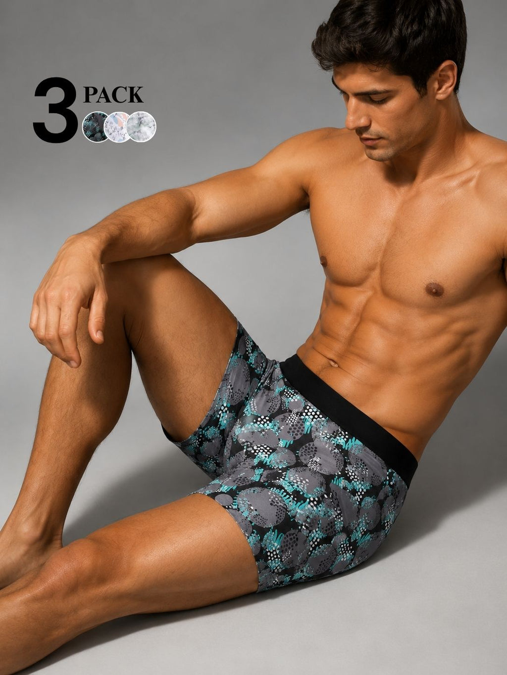 Pack of 3 – Men's Classic Comfort Boxer Trunks