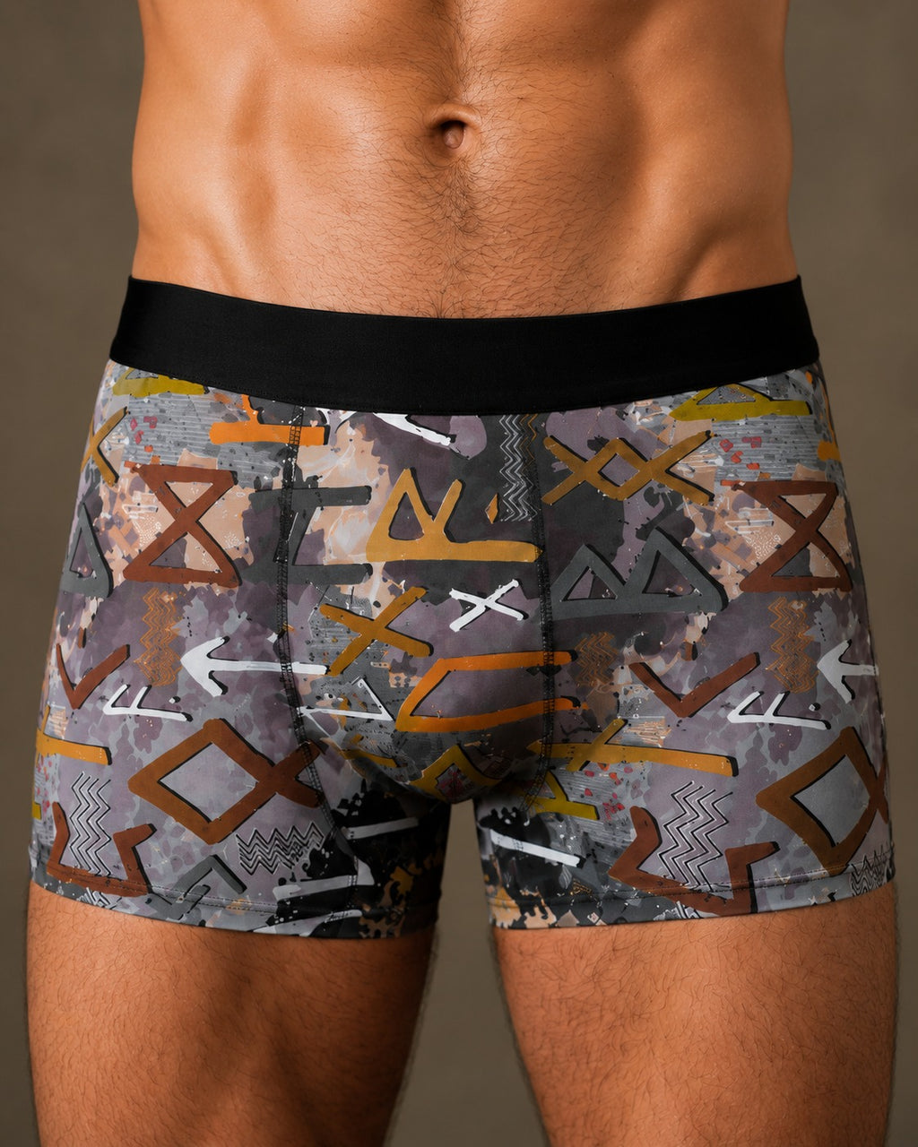 Pack of 4 – Men's Premium Cotton Stretch Solid Boxer Trunks